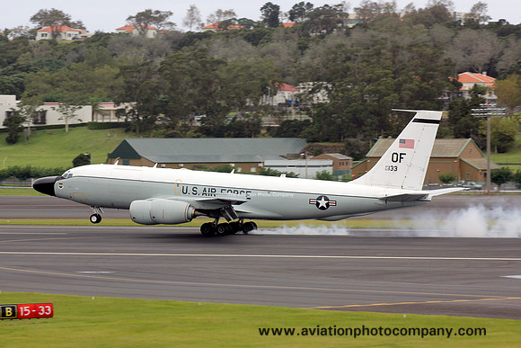 USAF 55 WG Boeing TC-135S 62-4133/OF at Lajes (2012)