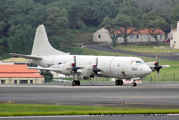 US Navy Lockheed P-3C Orion 158934 at Lajes (2012)