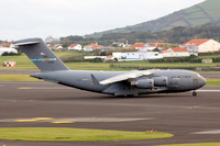 USAF 436/512 AW McDonnell Douglas C-17A Globemaster 06-6165 at Lajes (2012)