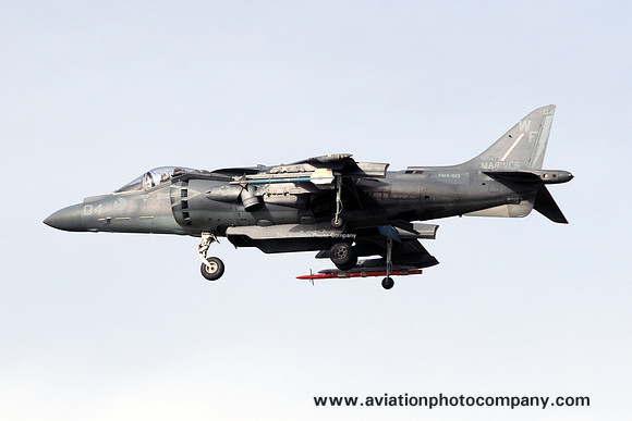 US Marines VMA-513 McDonnell Douglas AV-8B Harrier 165773/WF-04 at NAF El Centro (2012)