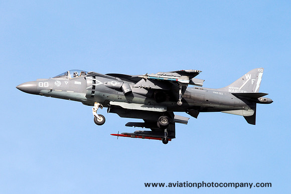 US Marines VMA-513 McDonnell Douglas AV-8B Harrier 165006/WF-00 at NAF El Centro (2012)