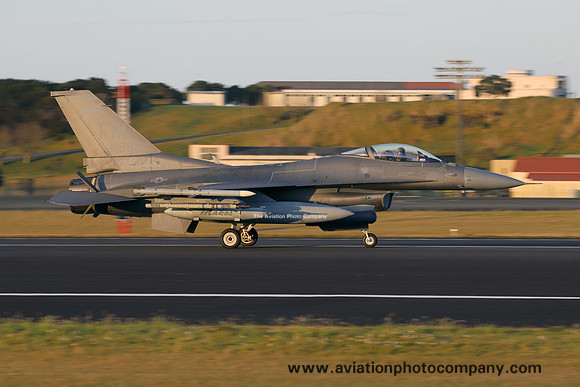 USAF AFRC 93 FS GD F-16C Fighting Falcon 87-0288/FM at Lajes (2025)