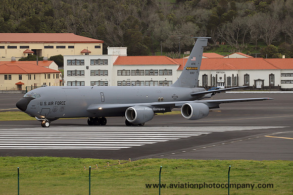 USAF AFRC 756 ARS Boeing KC-135R Stratotanker 61-0307 at Lajes (2025)