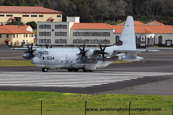 US Marines VMGR-252 Lockheed KC-130J Hercules 169534/BH at Lajes (2025)