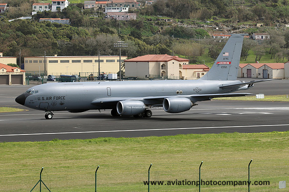 USAF AFRC 434 ARW Boeing KC-135R Stratotanker 62-3521 at Lajes (2025)