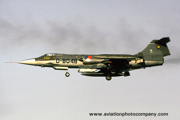 Dutch Air Force 312 Squadron Lockheed F-104G Starfighter D-8048 (1984)