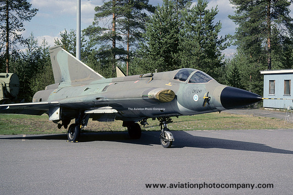 Finnish Air Force SAAB J-35XS Draken DK-241 at Tikkakoski (2005)