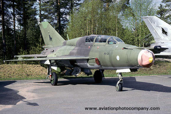 Finnish Air Force Mikoyan MiG-21UM MK-126 at Tikkakoski (2005)