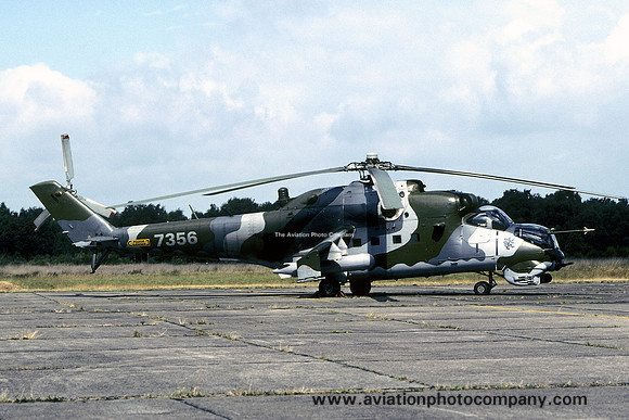 Czech Air Force 231 VBL Mil Mi-24V2 7356 (2005)