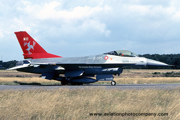 Danish Air Force Esk 730 GD F-16AM Fighting Falcon E-195 (2005)