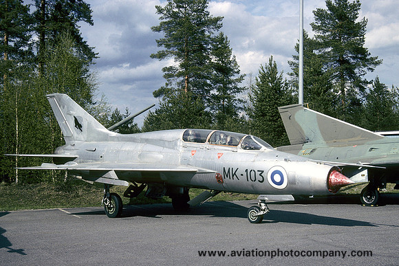 Finnish Air Force Mikoyan MiG-21U MK-103 at Tikkakoski (2005)
