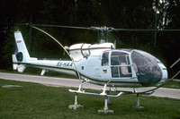 Slovenian Air Force Aerospatiale/Soko SA.341H Gazelle S5-HAA displayed at the Ljubljana Aviation Museum (2005)