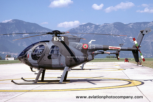 Italian Air Force 72 Stormo/KFOR Hughes-Breda-Nardi NH-369E (NH-500E) MM81306/72-43 (2005)