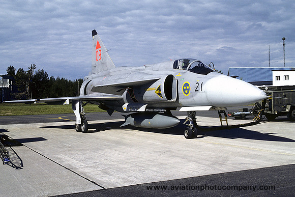 Swedish Air Force F21 SAAB JA-37 Viggen 37362/09 (1991)