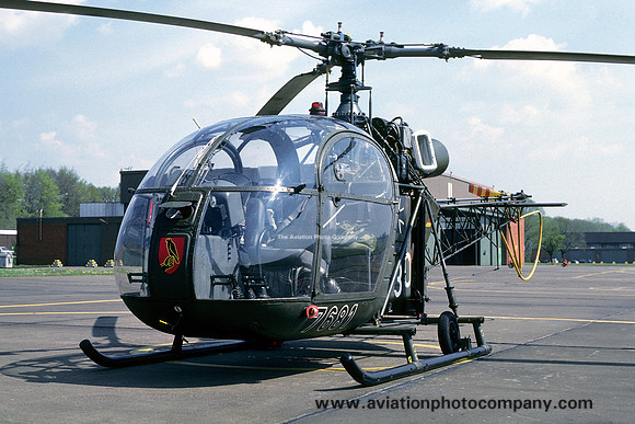 German Army HFWS Sud Alouette II 76+81 (1990)