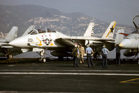 US Navy VF-33 Grumman F-14A Tomcat "AB-201" on USS America (1989)