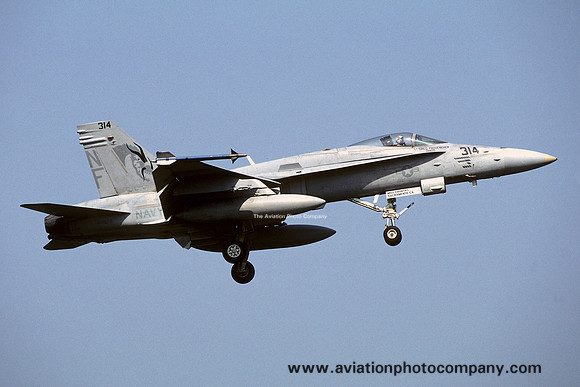 US Navy VFA-192 McDonnell Douglas F/A-18C Hornet 164979/NF-314 (2003)