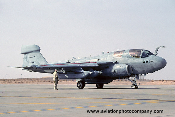 US Navy VAQ-142 Grumman EA-6B Prowler 158815/NL-521 at Prince Sultan AB (2002)