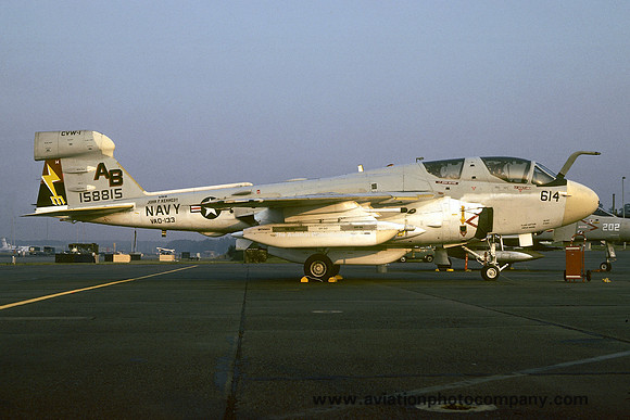 US Navy VAQ-133 Grumman EA-6B Prowler 158815/AB-614