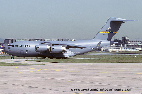 USAF 437/315 AW McDonnell Douglas C-17A Globemaster 02-1101 at Rhein Main AB (2003)