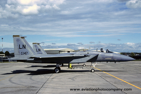 USAF 48 FW 493 FS McDonnell Douglas F-15C Eagle 86-0147/LN at RIAT Fairford (2004)