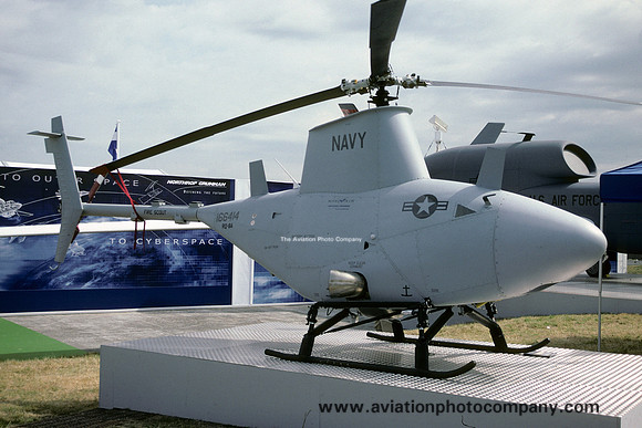 US Navy Northrop Grumman RQ-8A Fire Scout 1664143 at Farnborough (2004)