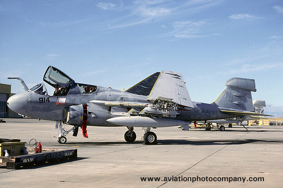 US Navy VAQ-129 Grumman EA-6B Prowler 158035/NJ-914 (1985)