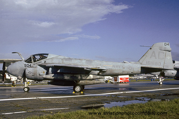 US Navy VA-75 Grumman A-6E Intruder 161660/AC-504 (1987)