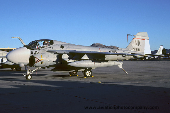 US Navy VA-196 Grumman A-6E Intruder 151686/NK-505 (1989)