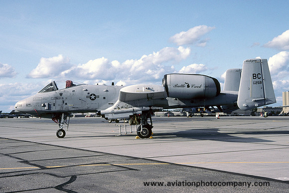 USAF Michigan ANG 172 FS Fairchild A-10A Thunderbolt 80-0258/BC (2001)