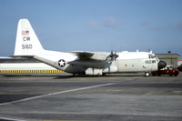 US Navy VR-54 Lockheed C-130T Hercules 165160/CW at Prestwick (2004)