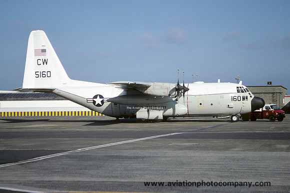 US Navy VR-54 Lockheed C-130T Hercules 165160/CW at Prestwick (2004)