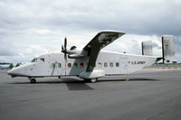 US Army California ArNG Short C-23B Sherpa 90-7013 at Prestwick (2004)