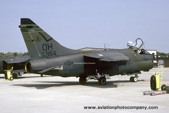 USAF Ohio ANG 112 TFS LTV A-7D Corsair 70-0984/OH (1988)
