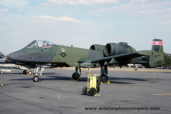 USAF 81 TFW 78 TFS Fairchild A-10A Thunderbolt 80-0216/WR (1989)