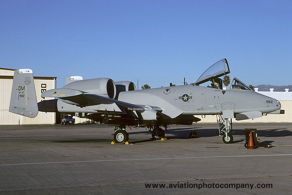 USAF 355 FW Fairchild A-10A Thunderbolt 81-0982.DM (1996)