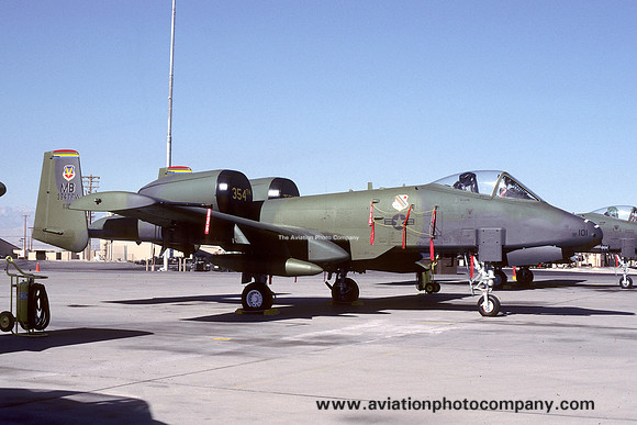 USAF 354 TFW Fairchild A-10A Thunderbolt 79-0101/MB (1987)