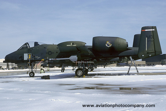 USAF Maryland ANG 104 FS Fairchild A-10A Thunderbolt 78-0704/MD (1993)