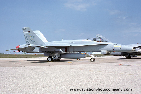 US Navy VFA-113 McDonnell Douglas F/A-18A Hornet 161952/NK-312 (1984)