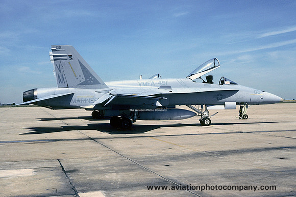 US Marines VMFA-451 McDonnell Douglas F/A-18A Hornet 163134/VM-02 (1994)