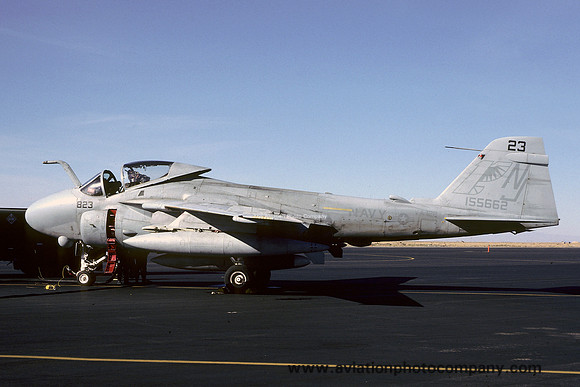 US Navy VA-128 Grumman A-6E Intruder 155662/NJ-823 (1987)