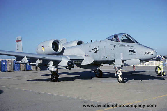 USAF Massachusetts ANG 131 FS Fairchild A-10A Thunderbolt 78-0649/MA (2002)