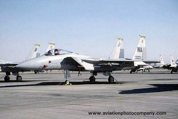 USAF 57 FWW McDonnell Douglas F-15C Eagle 82-0033/WA (1991)