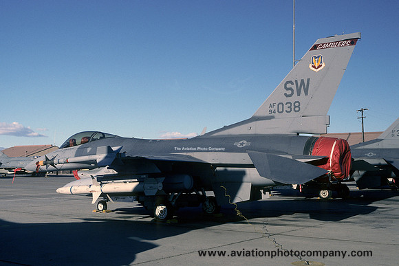USFA 20 FW 77 FS GD F-16C Fighting Falcon 94-0038/SW (1996)