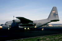 USAF AFRC 328 AS Lockheed C-130H Hercules 92-3288 at Prestwick (2003)