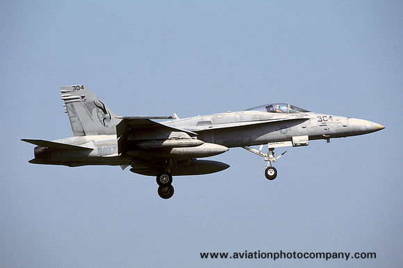 US Navy VFA-192 McDonnell Douglas F/A-18C Hornet 164954/NF-304 (2003)