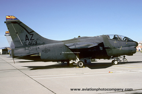 USAF Arizona ANG 152 TFS LTV A-7K Corsair 79-0463/AZ (1990)