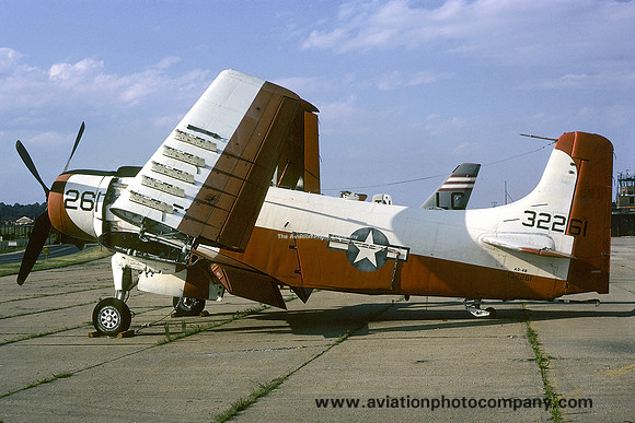 US Navy Douglas AD-4B Skyraider 132261 at NAS Pensacola (1970)