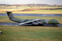 USAF 437 MAW Lockheed C-141B Starlifter 65-0220 at Prestwick (1988)