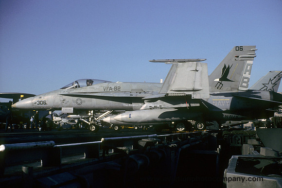 US Navy VFA-82 McDonnell Douglas F/A-18C Hornet 163449/AB-306 (1992)